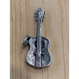 Guitar Music Sterling Silver Jewelry Charm